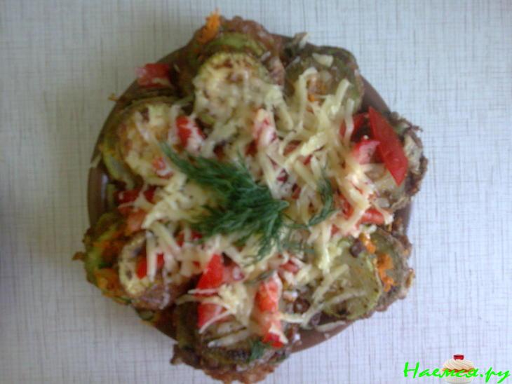 Тилапия жареная с кунжутом и овощами