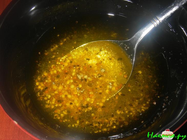 Салат с индейкой и опятами