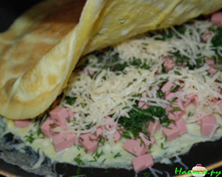 Омлет - закрытая пицца