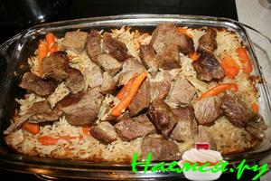 Запеканка "А ля плов"