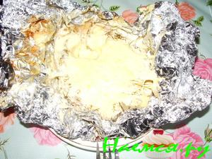 Стейк форели в фольге