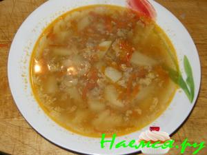Супчик с фаршем