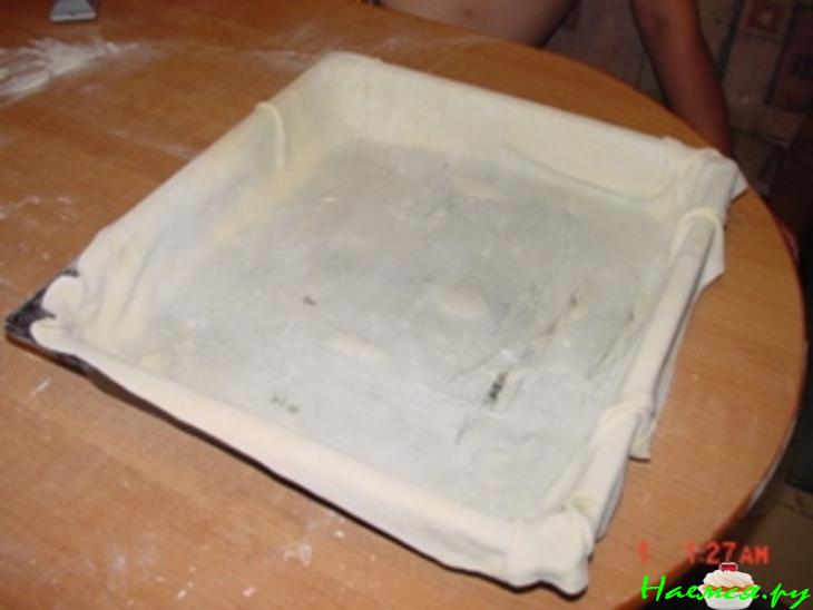 Лазанья с окорочками и грибами