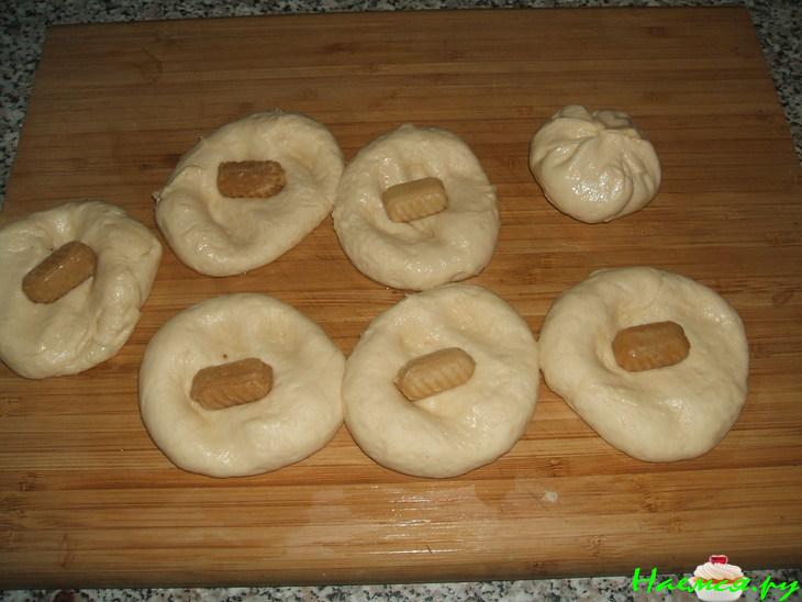 Булочки с карамелью