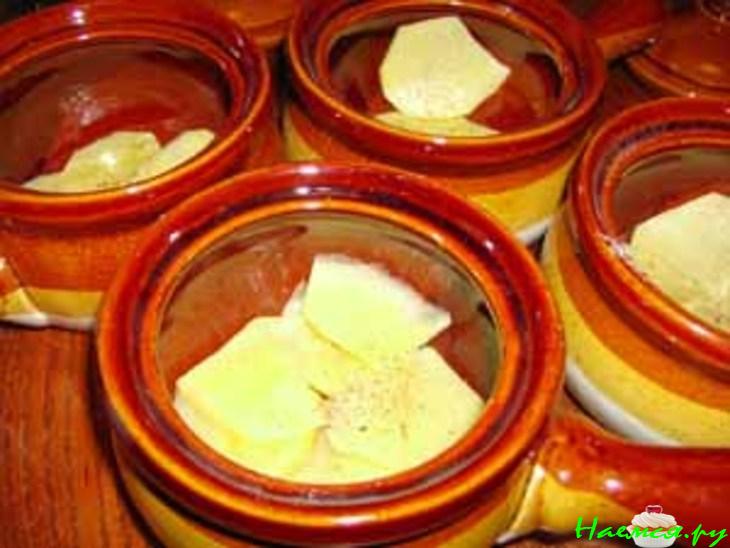 Уха по-татарски в горшочках