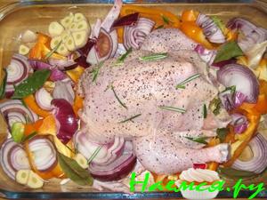 Цыпленок с овощами