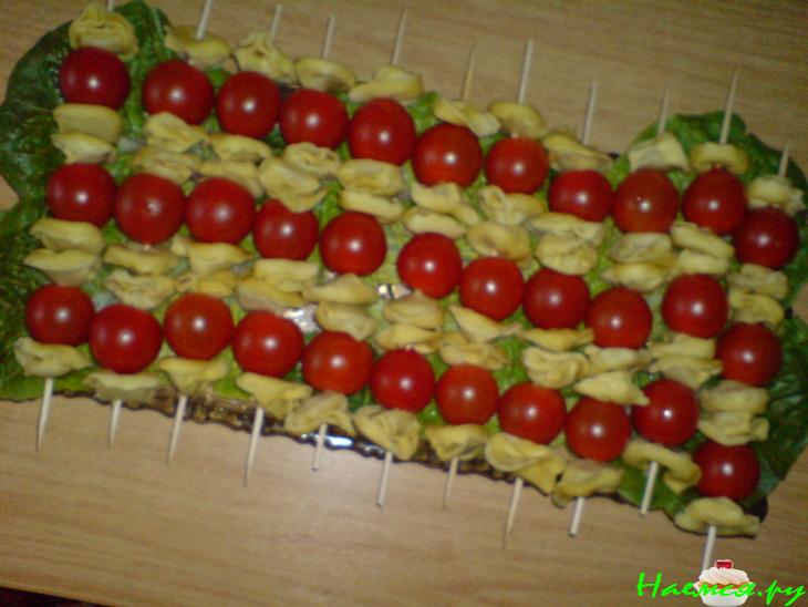 Шашлычки из Равиоли