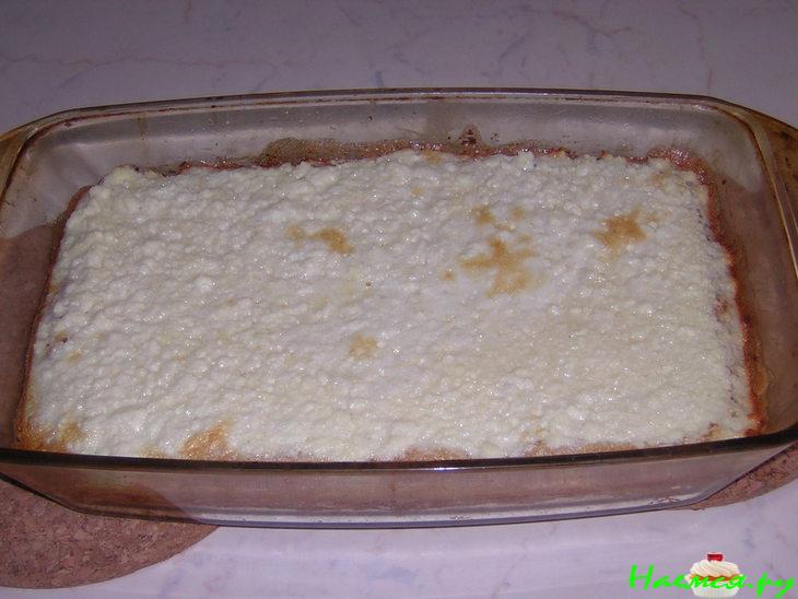 Творожный торт с белковым кремом