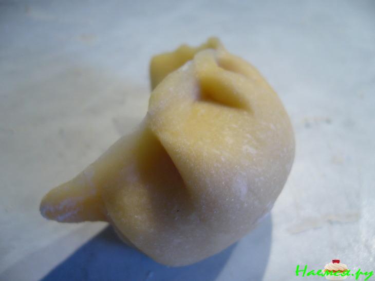 Вареники из заварного теста с садовыми ягодами