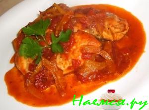 Курица со сладким перцем