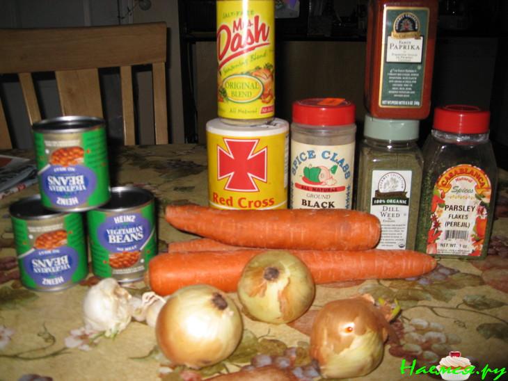 Фасолевая сказка (полу соус - полу гарнир)