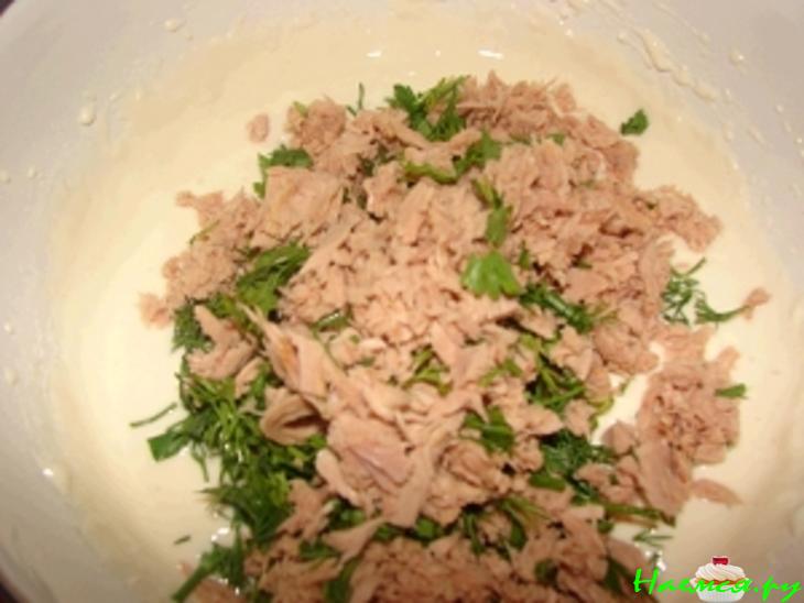 Маффины с тунцом Маффины с тунцом