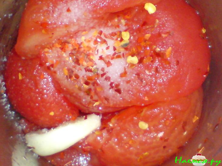 Закуска "Помидорно-сырный мусс"