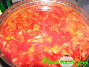 Борщ из шейки индюшки