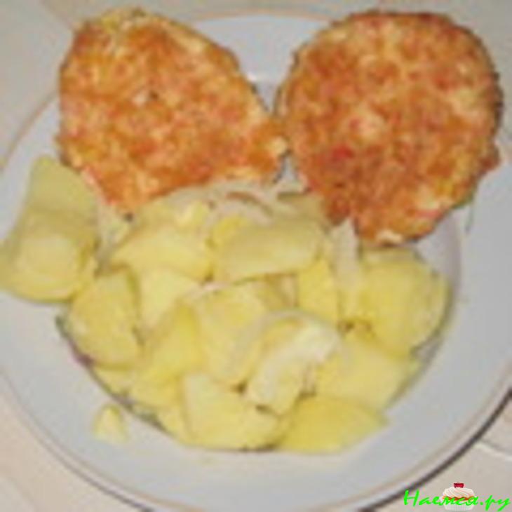 Котлетки из крабового мяса