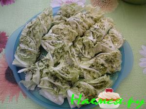 Рулетики с китайской капустой