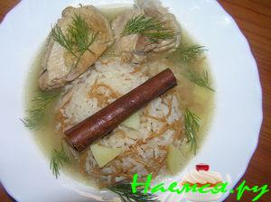 Курица с корицей и лимоном в арабском стиле