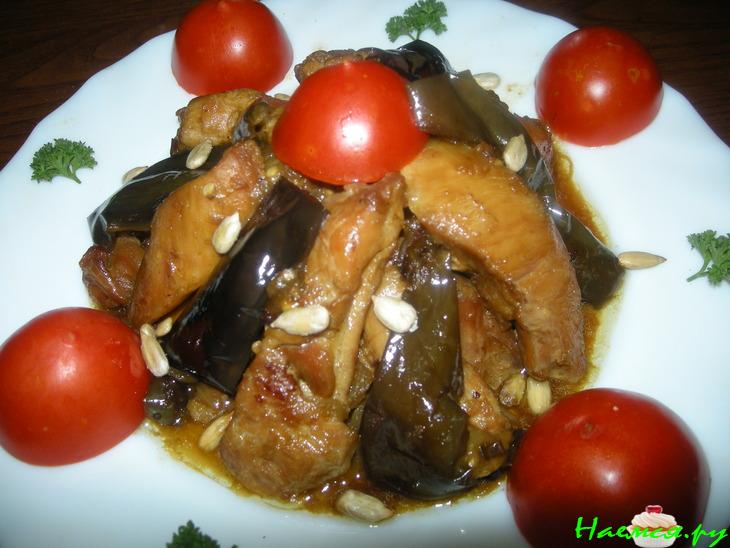 Курица с баклажанами Курица с баклажанами