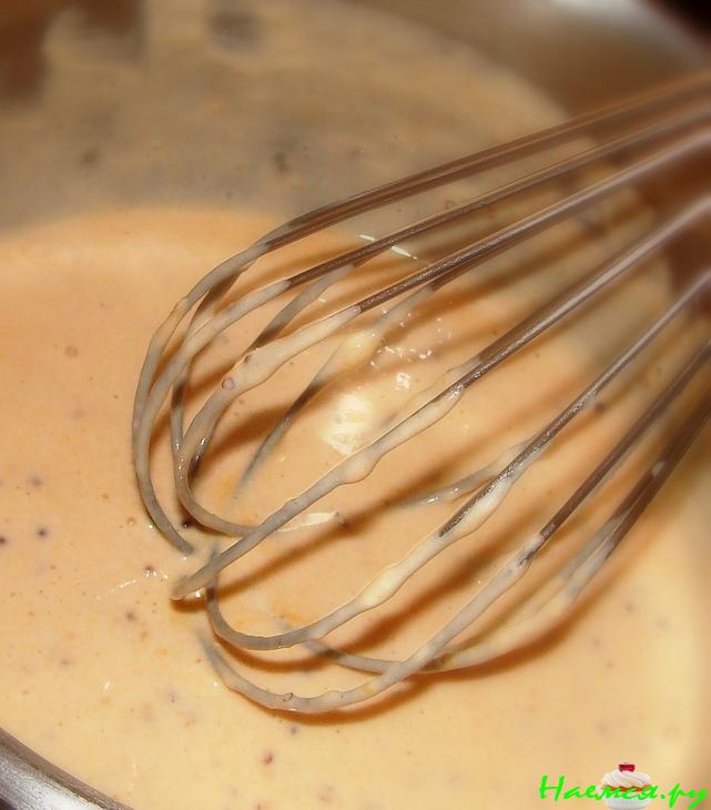 Филе Морского чёрта с соусом 