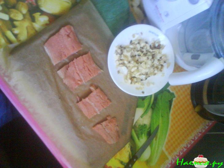 Фаршированная красная рыба