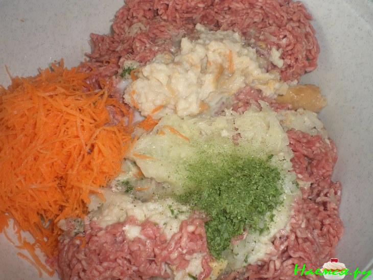 Котлеты с овощами