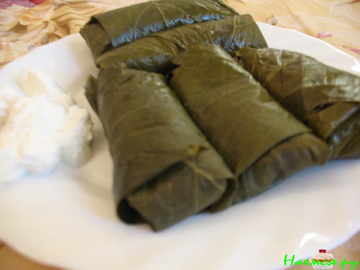 Долма в сметане с творогом Долма в сметане с творогом