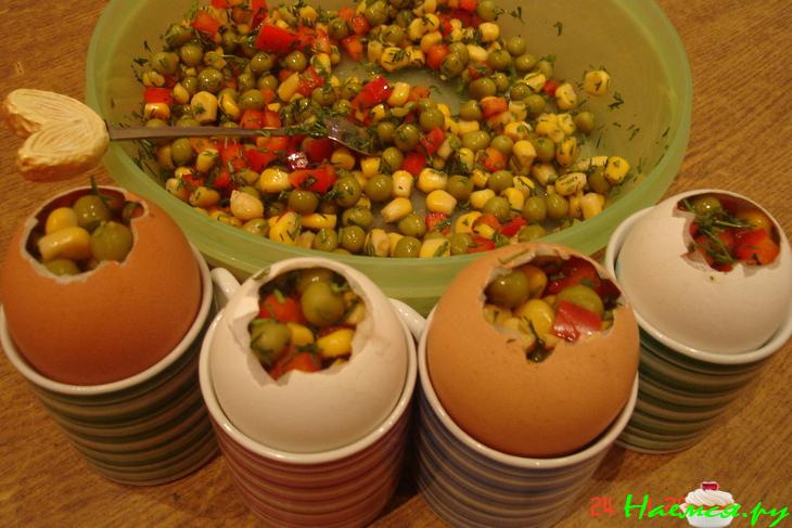 Яйцо "Фаберже" (овощное заливное)