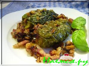 Голубцы из савойской капусты с рыбой Голубцы из савойской капусты с рыбой