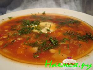 Суп с горбушей
