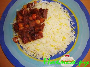 Плов с вишней и кишмишем Плов с вишней и кишмишем