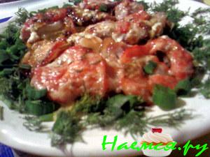 Мясная запеканка с овощами