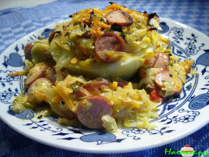 Капуста в капусте или фаршированная кольраби