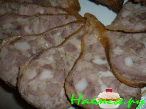 Гусиные шейки фаршированные. Колбаса домашняя