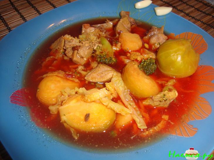 Борщ из индейки "Капустное изобилие"