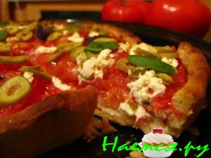 Ароматный томатный торт