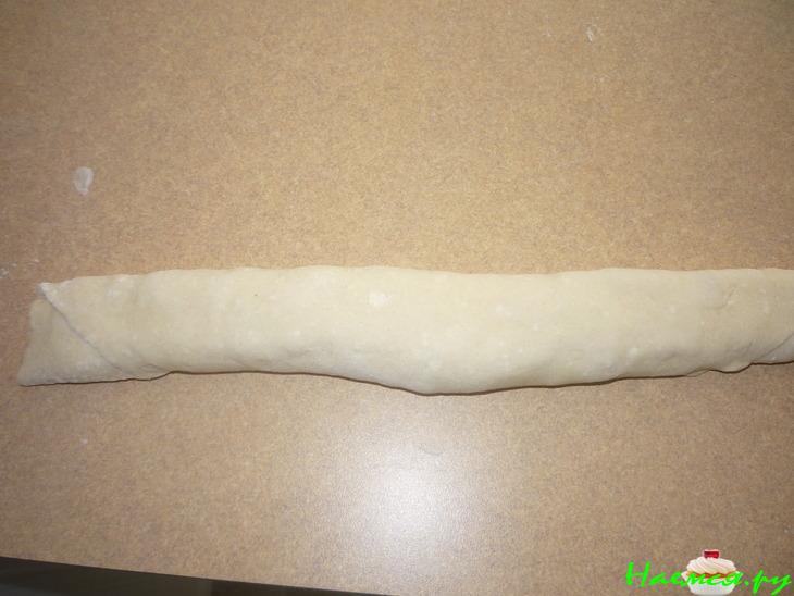 Улиточки творожные с фаршем