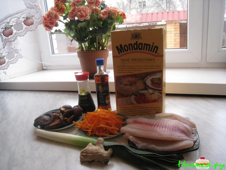 Рыбное филе тушеное "по-красному!"