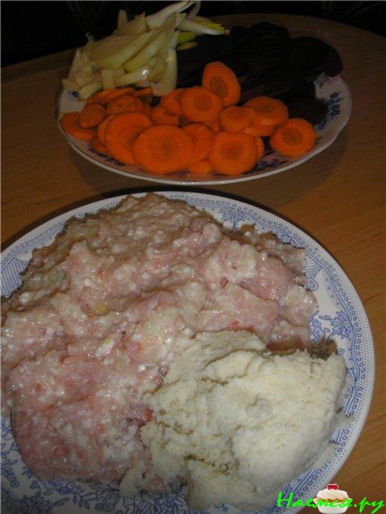 Толстолобик фаршированный с овощами