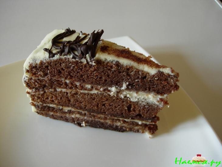 "Белое на черном или черное на белом". Торт