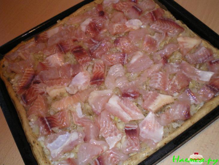 Простой пирог с пангазиусом и рисом