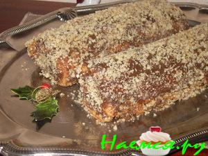 Кофейный рулес кофейно-масляным кремом