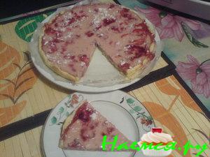 Клубнично-песочный тарт