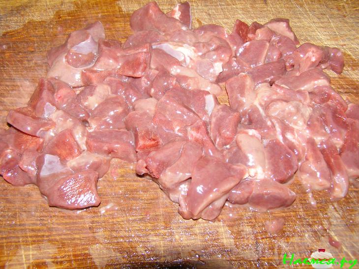 Картофельные лодочки с печёнкой