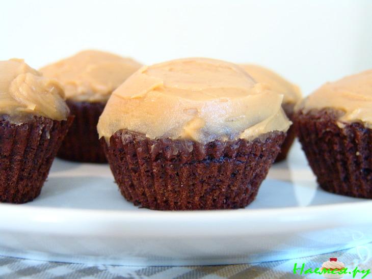 Шоколадные капкейки