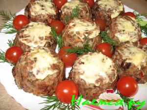 Мясные кексы с наполнителями Мясные кексы с наполнителями