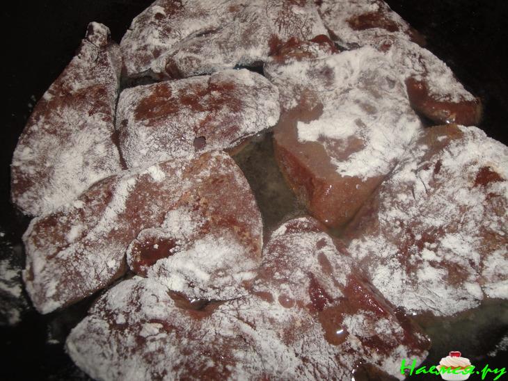 Печень жареная с луком