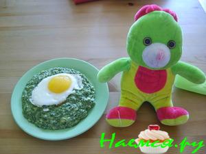 Каша из шпината