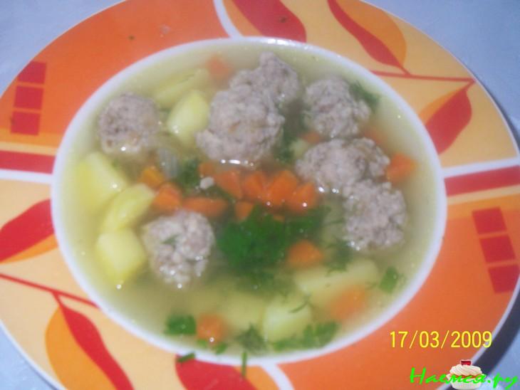 Любимый суп с фрикадельками