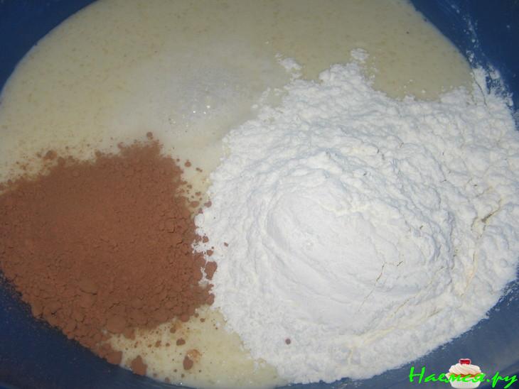 Манник шоколадный с изюмом Манник шоколадный с изюмом