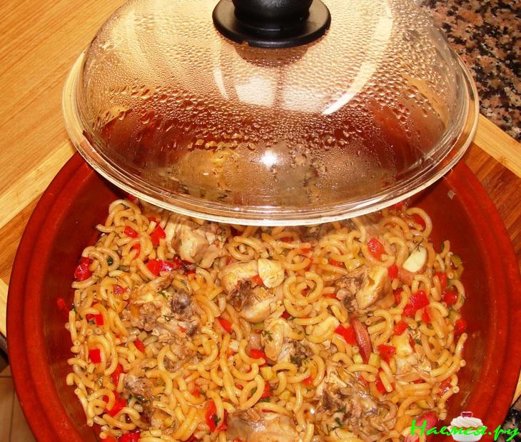 Кролик с пастой